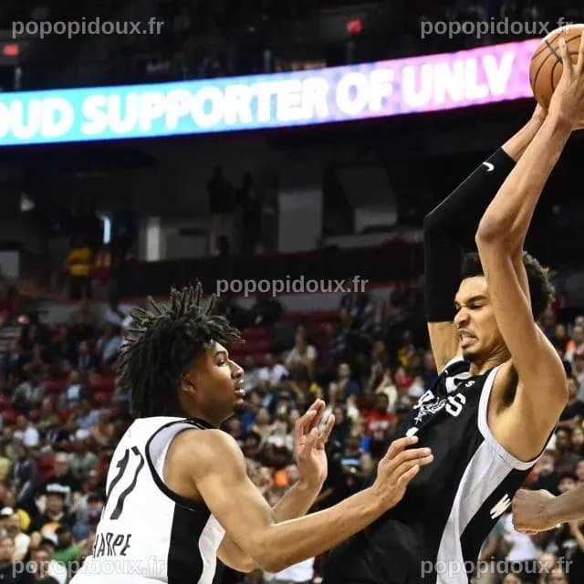 Wembanyama brille lors de son 2e et dernier match avec les Spurs en ...