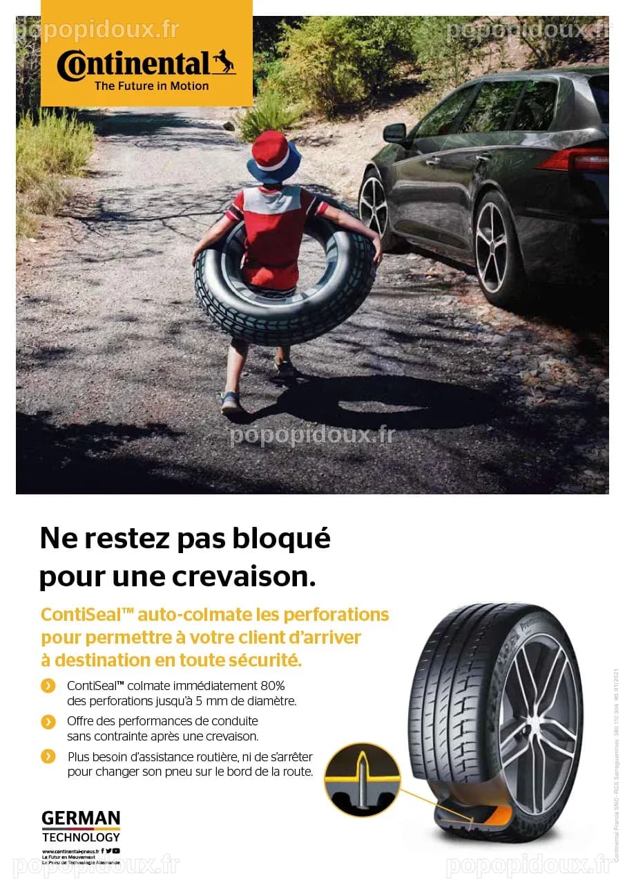 Technologie des pneus Continental
