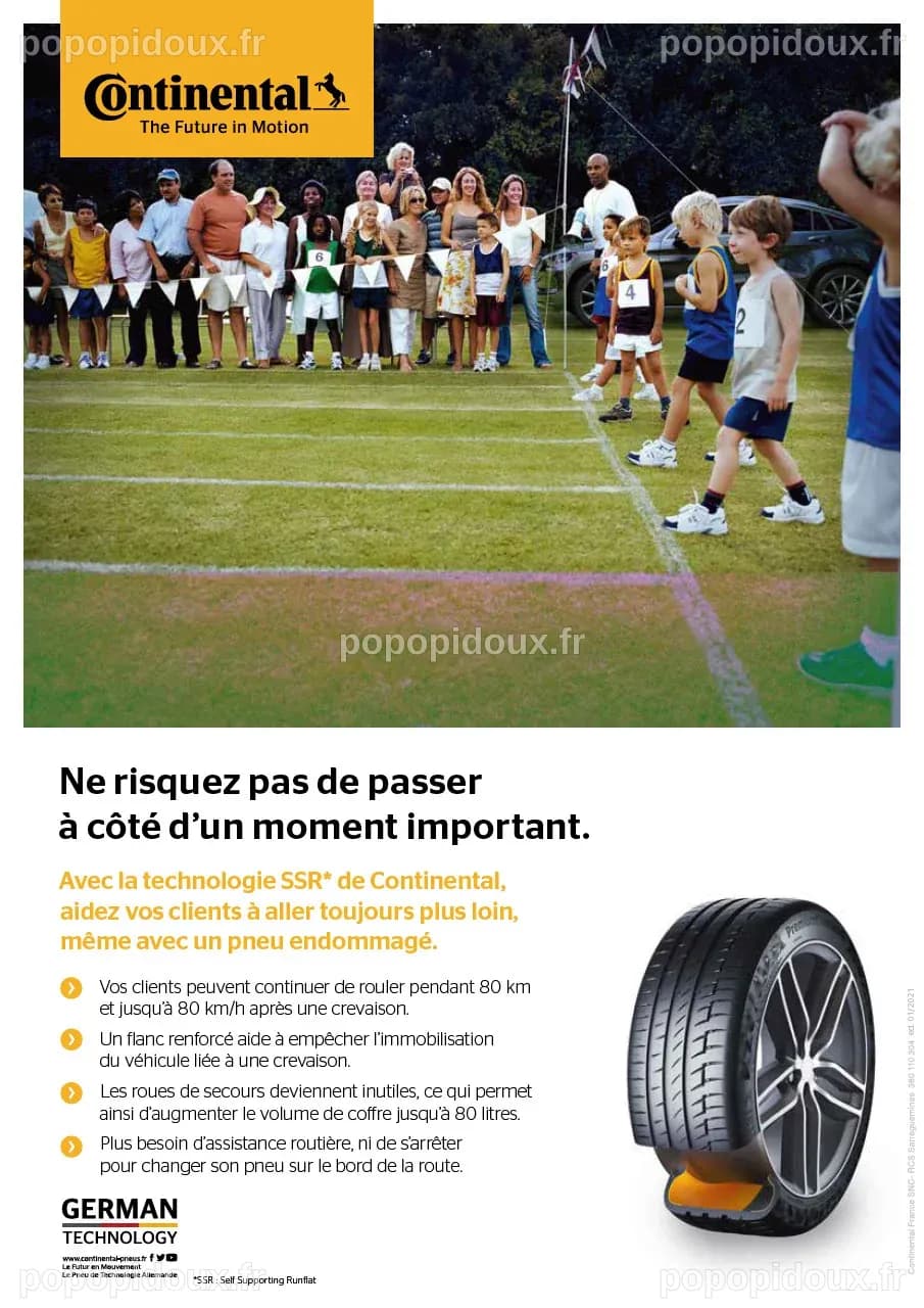 Technologie des pneus Continental