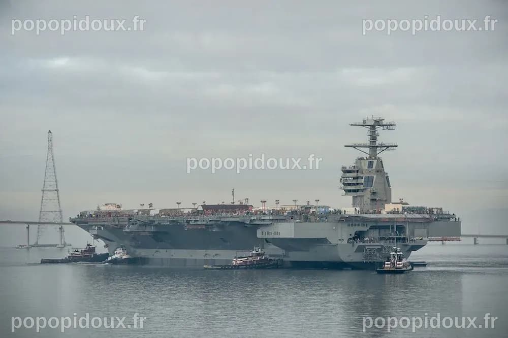 US Navy's Next-Generation Aircraft Carrier Begins Testing Phase | Live ...