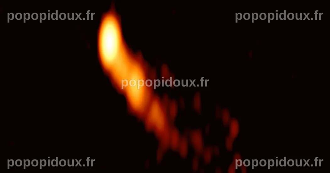Des jets dansants émanant d'un trou noir cannibale possèdent la puissance de 10 000 soleils