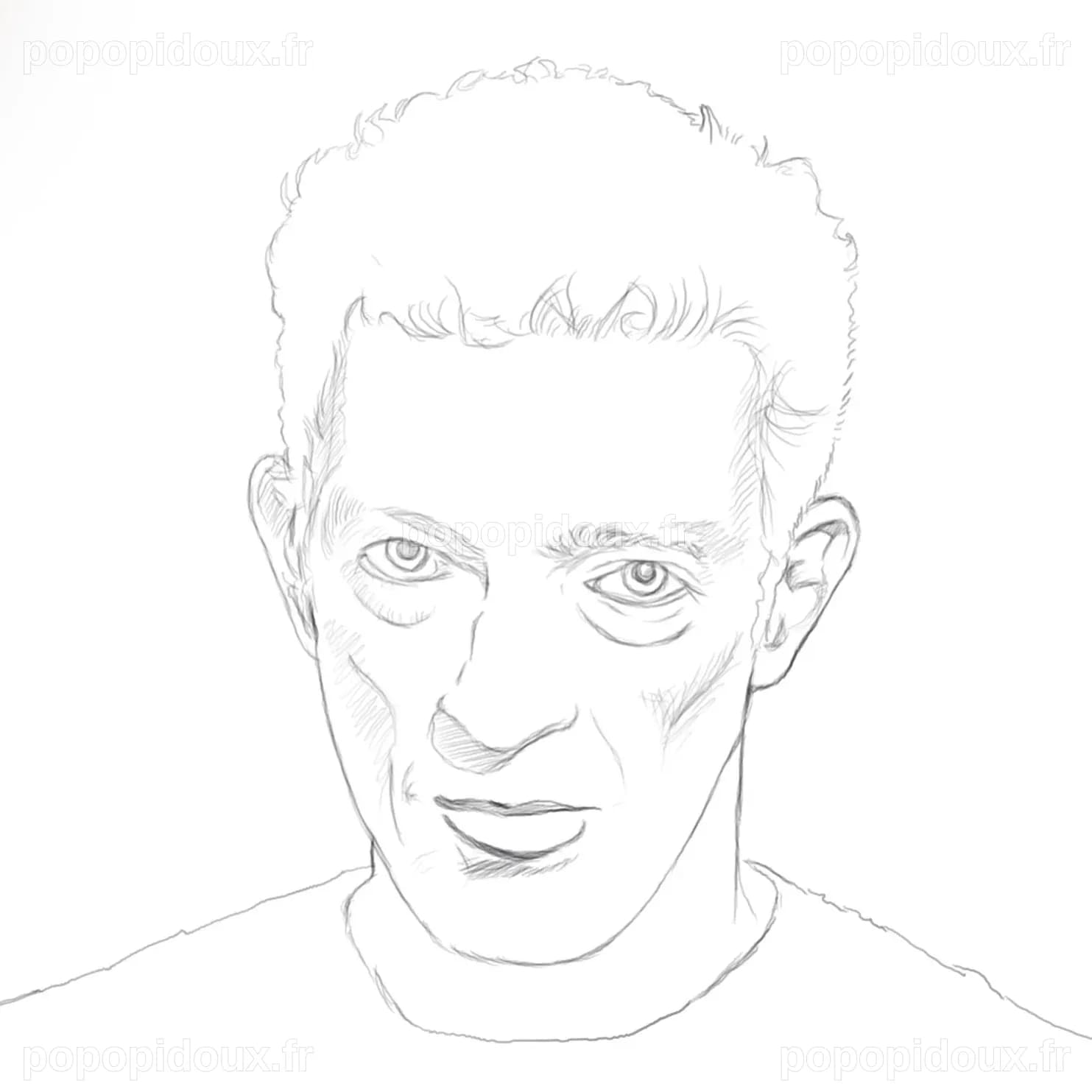 Vincent Cassel portrait on Behance