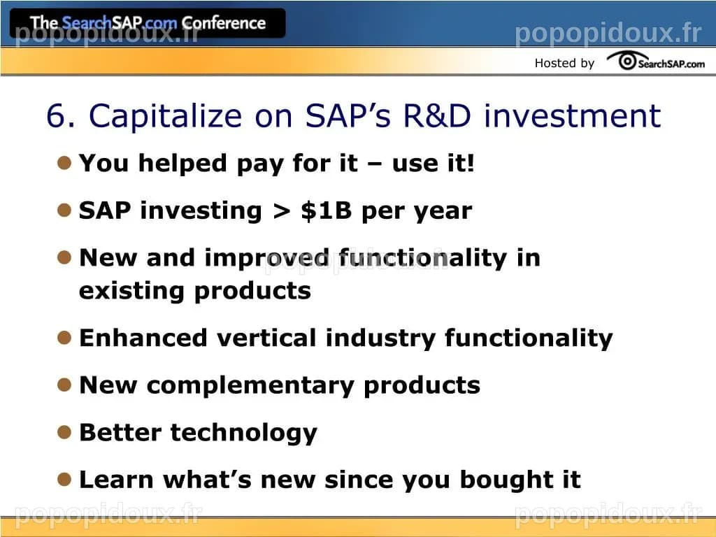 PPT - How to Maximize the Benefits From Your SAP Investment PowerPoint ...