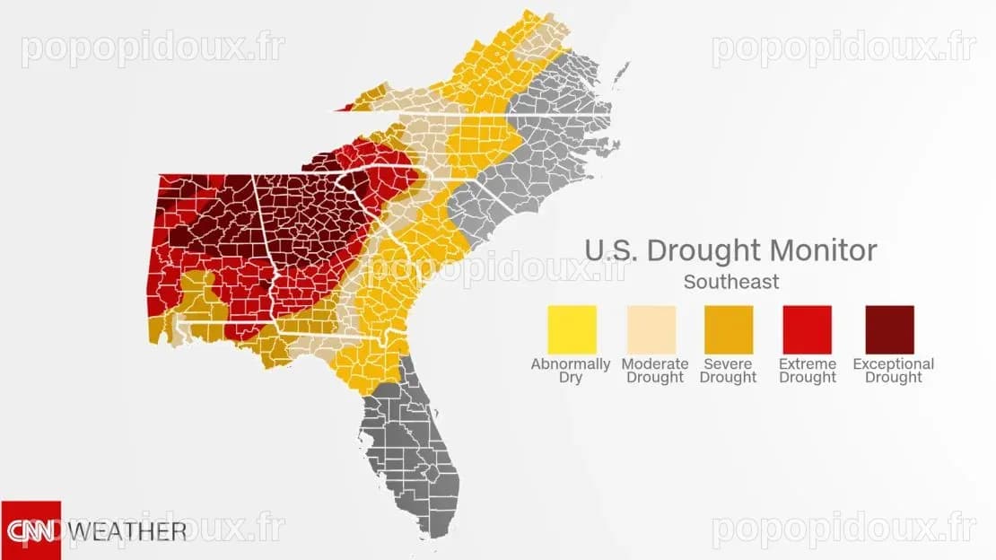 Pourquoi le Sud-Est des États-Unis est en proie aux incendies : la sécheresse extrême n'est qu'une partie du problème