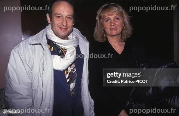 Michel Jonasz et sa femme le 24 novembre 1992 à Paris, France. News ...