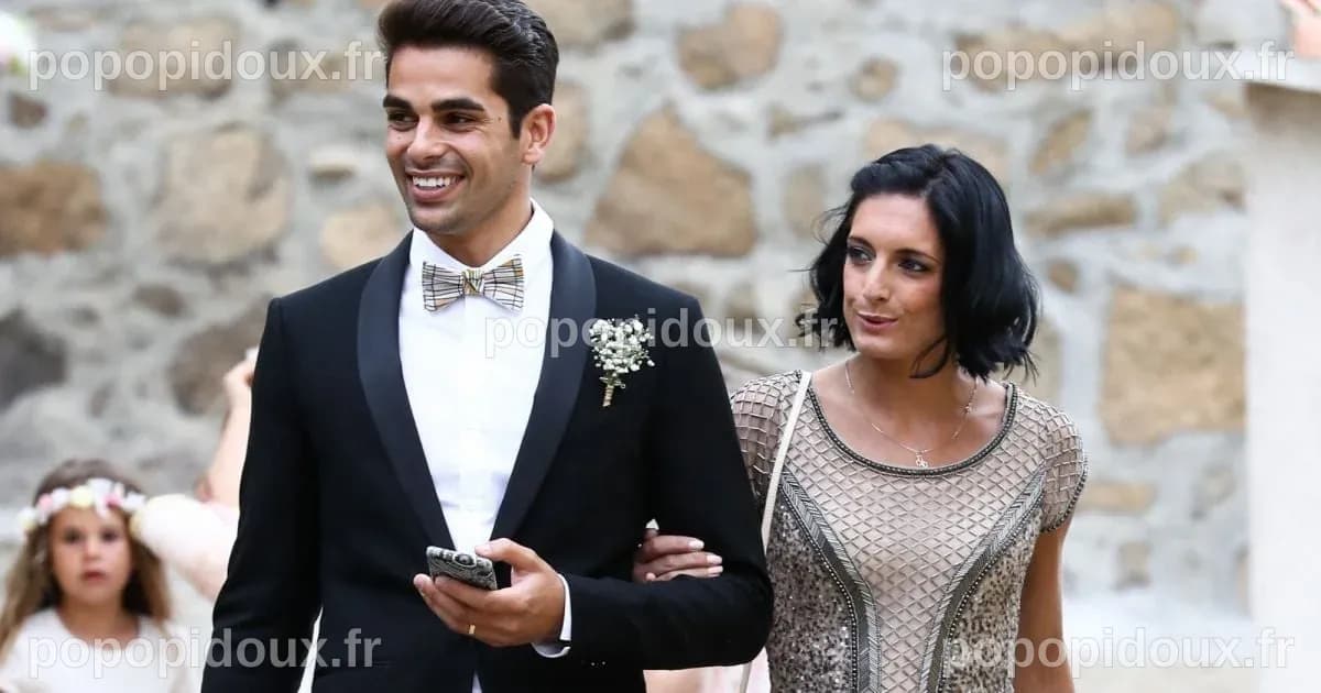 Christophe Licata et sa compagne Coralie - Mariage religieux en l ...
