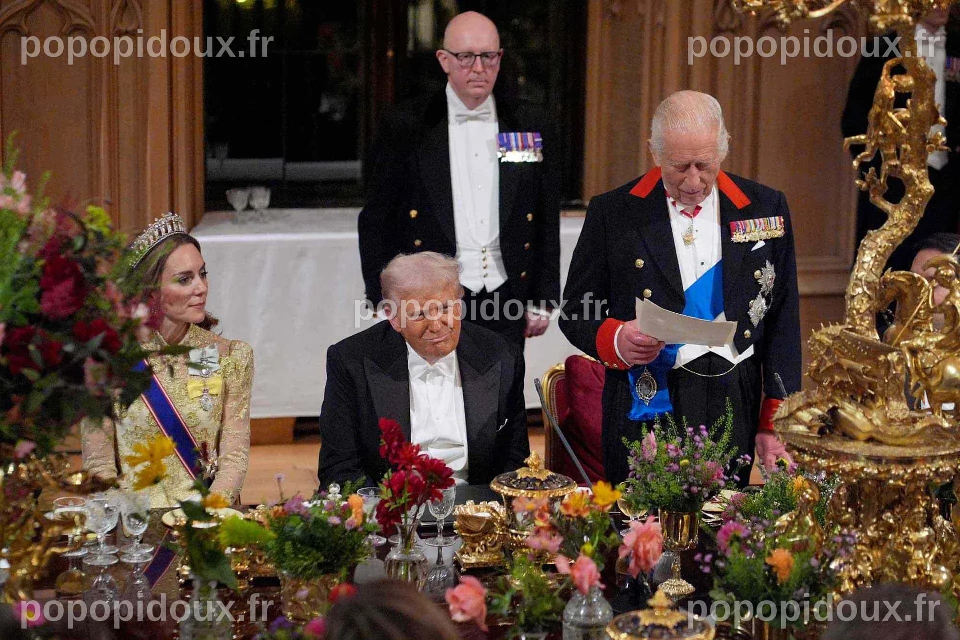 Le Roi Charles III en visite à la Maison Blanche pour un dîner d'État après une allocution rare devant le Congrès