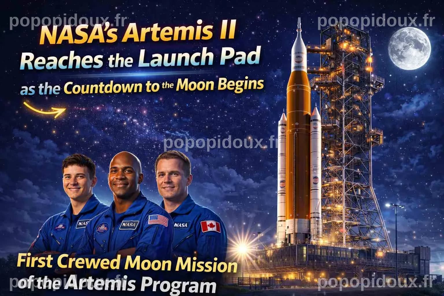 Retour triomphal du vaisseau Artemis II de la NASA sur son site de lancement après un voyage historique