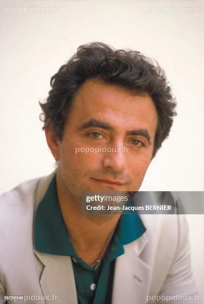 L'acteur français Richard Bohringer à Sète le 24 juin 1984, France ...