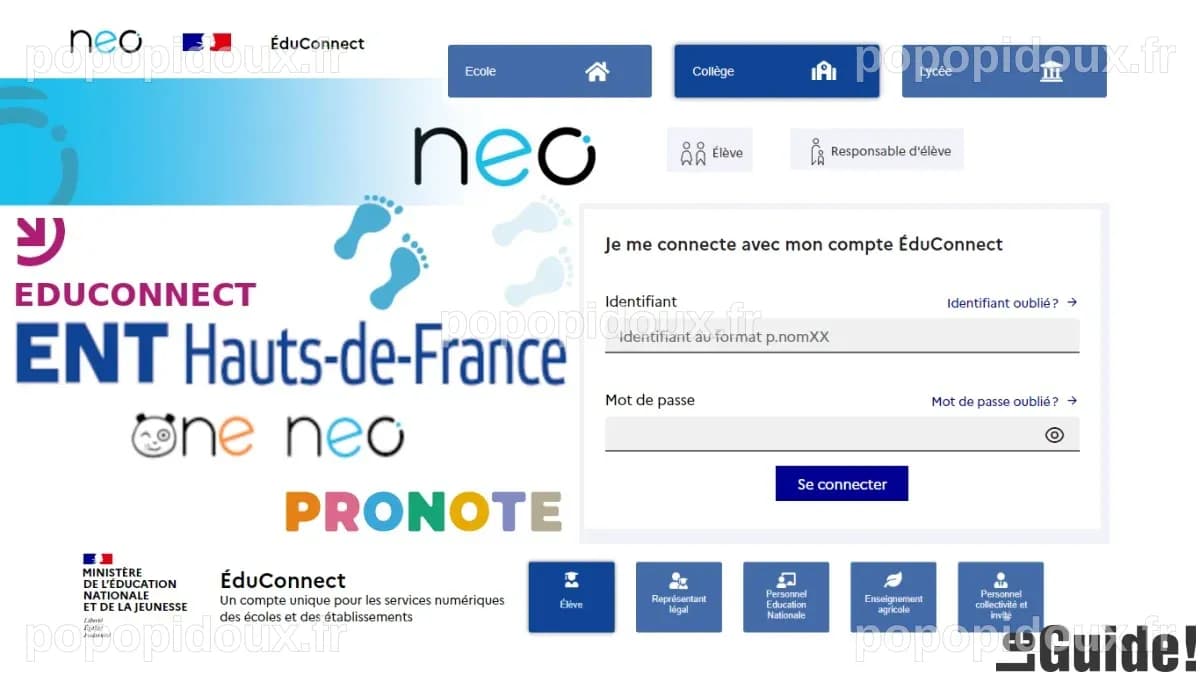 Guide Complet de l'Authentification à l'ENT HDF