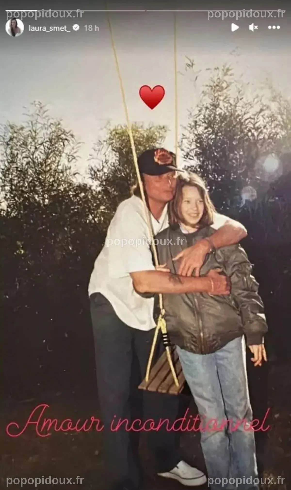 Laura Smet partage une tendre photo souvenir de l'amour entre Johnny Hallyday et Nathalie Baye