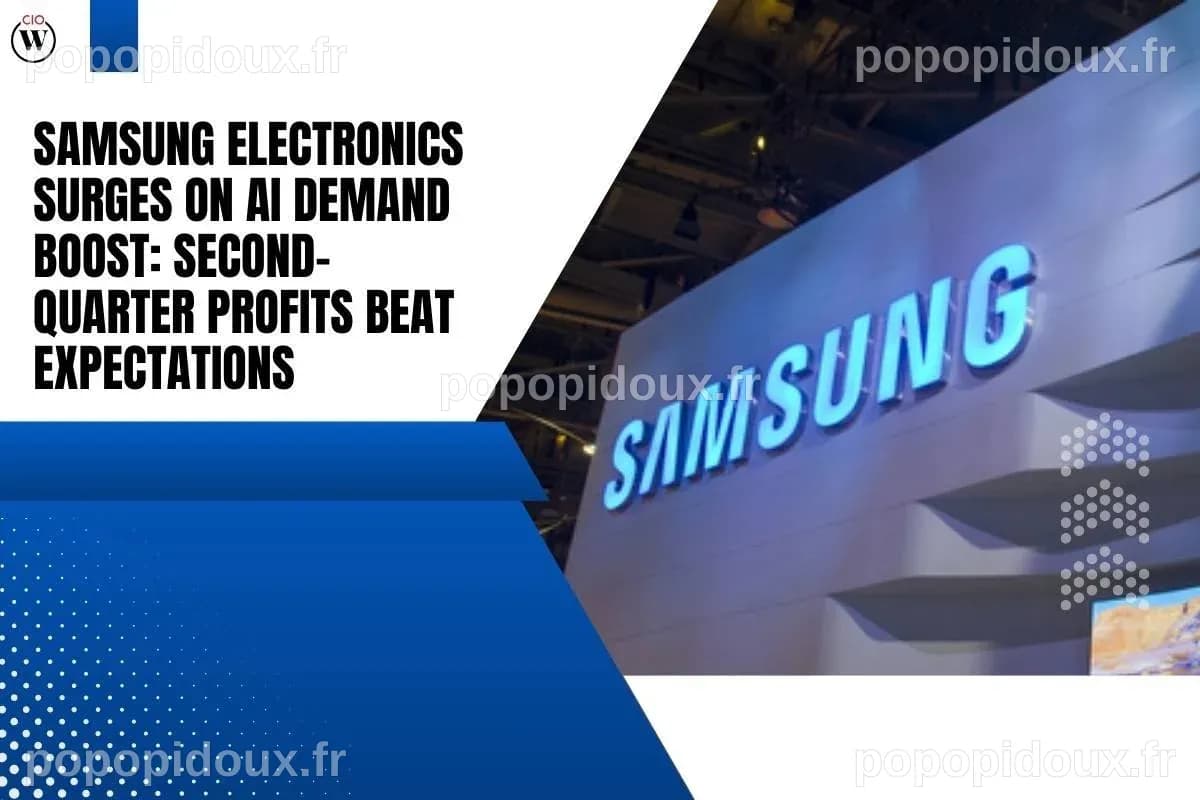 Samsung Electronics Soars on AI Boom: Q2 Profits Surge 1452% | CIO ...