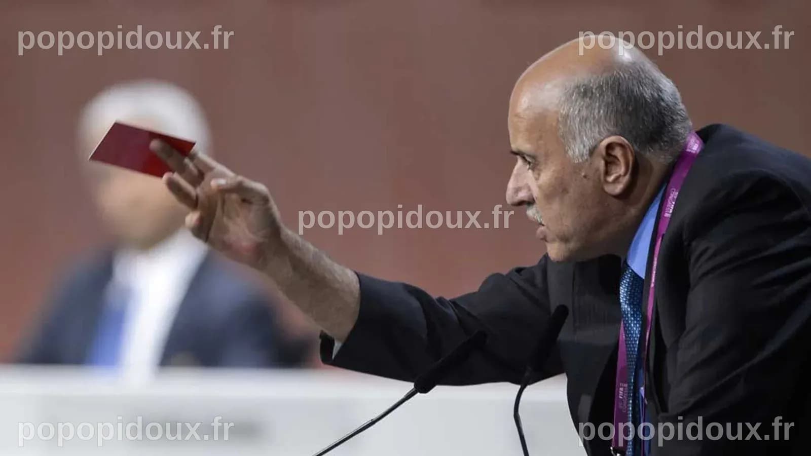 Le président de la Fédération palestinienne de football s'oppose au vice-président israélien lors du Congrès de la FIFA