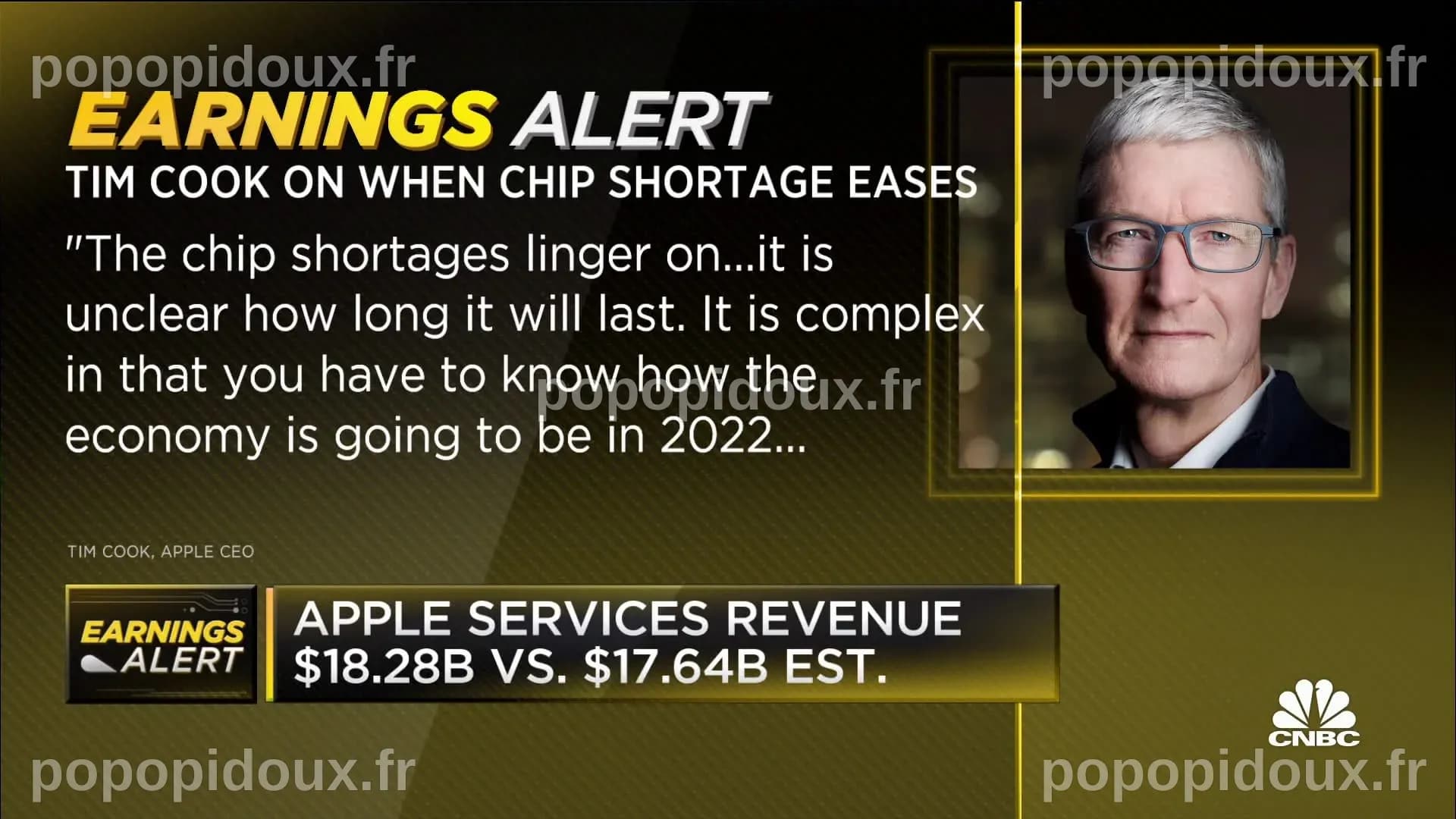 Apple enregistre des ventes record alors que Tim Cook se retire, mais une pénurie de puces menace