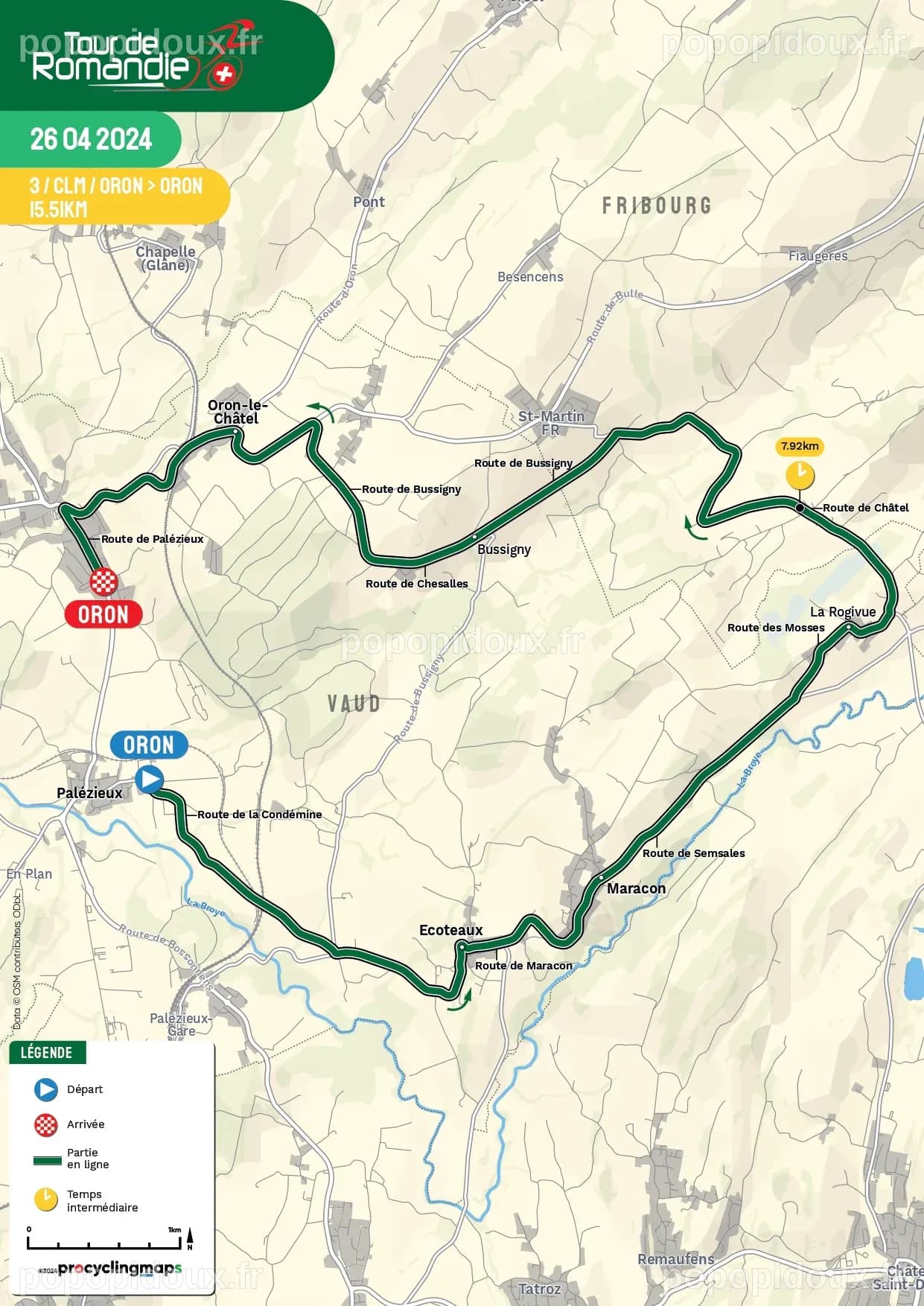 Tour de Romandie 2024 - La 3e étape : profil, favoris, diffusion TV ...