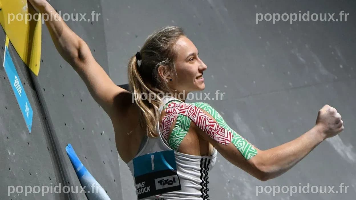 Janja Garnbret championne du monde de bloc - RTBF Actus