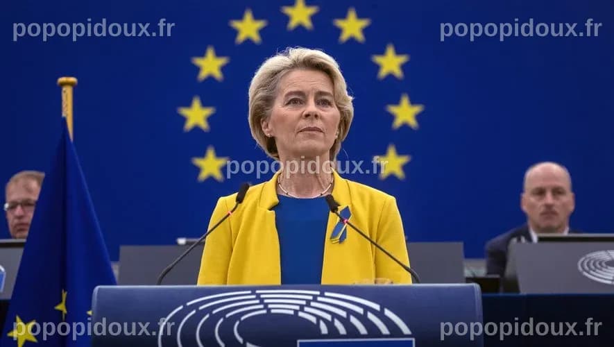 Crise énergétique : la présidente de la Commission européenne Ursula ...