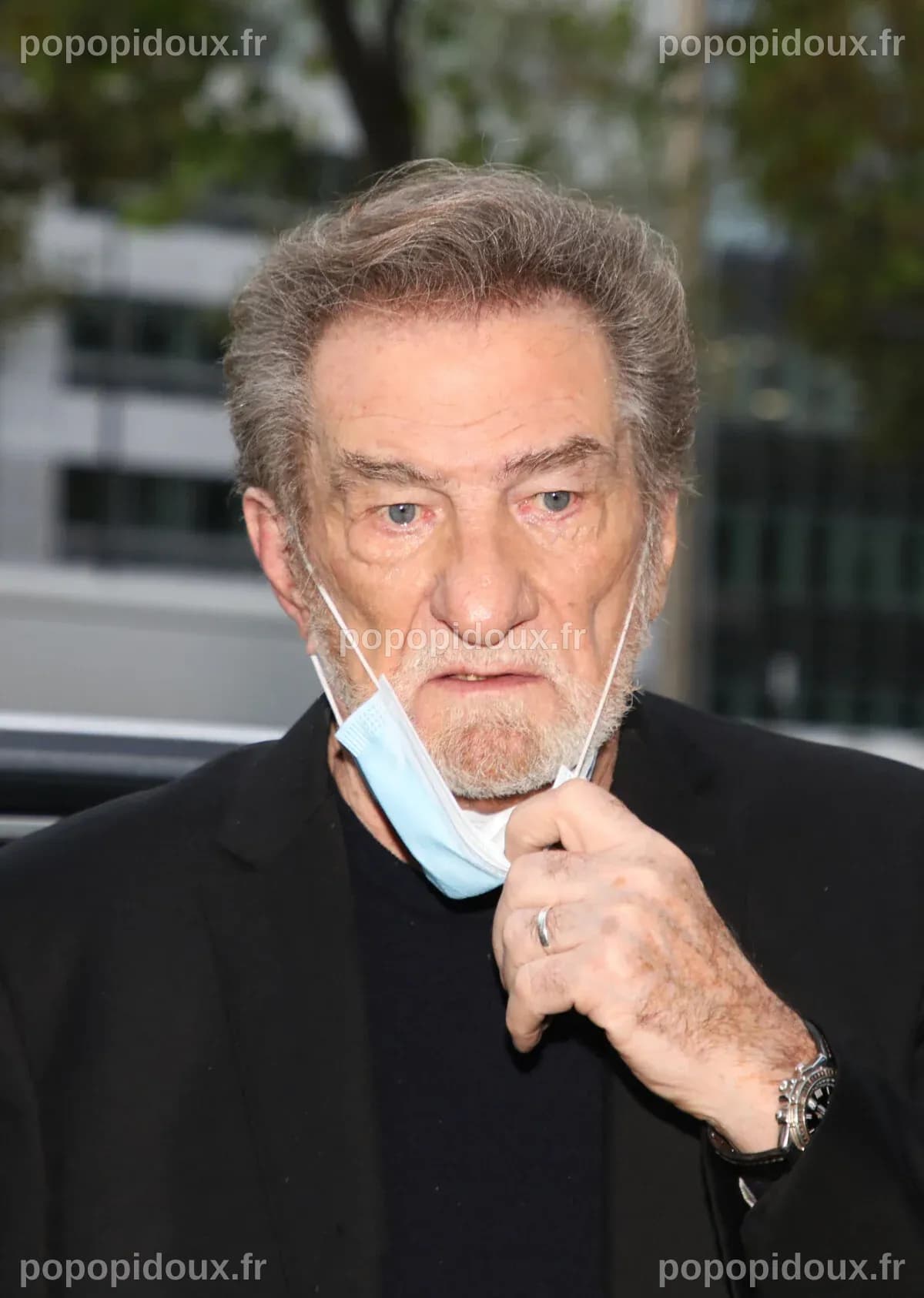 Photo : Exclusif - Eddy Mitchell et son fils Eddy Moine sont en ...