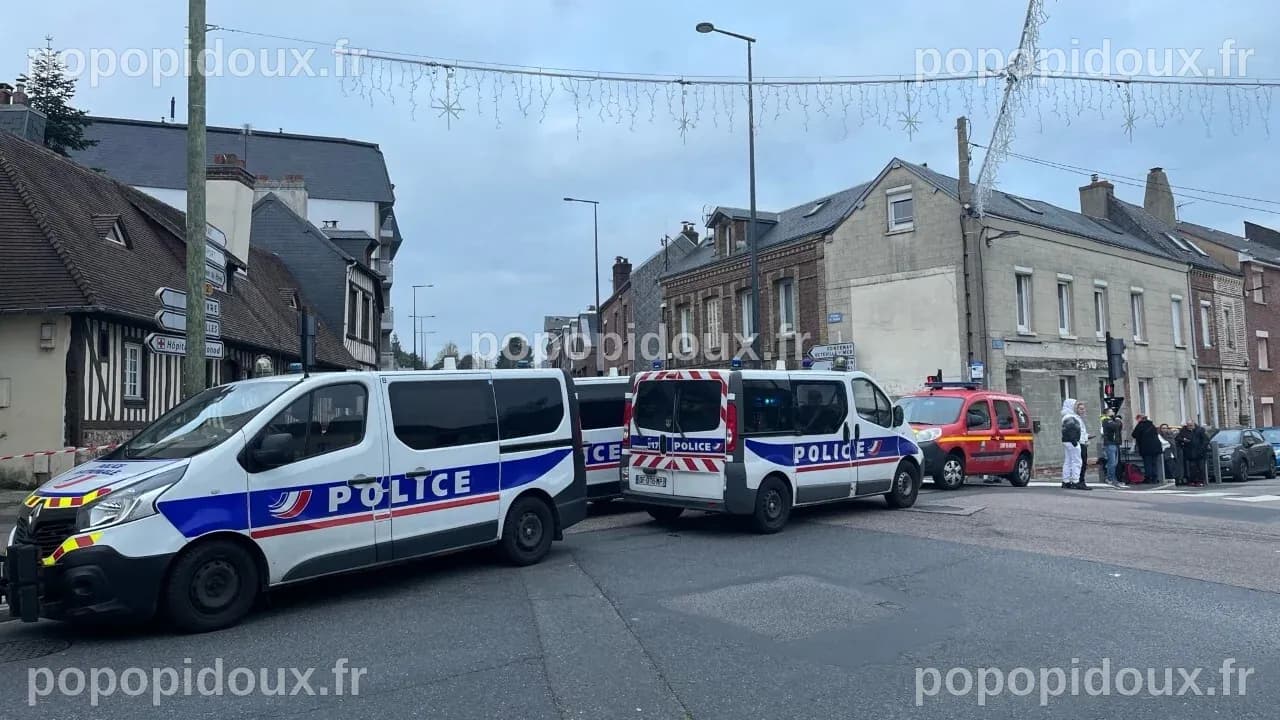 Un obus déposé devant la caserne des pompiers près du Havre : la ...