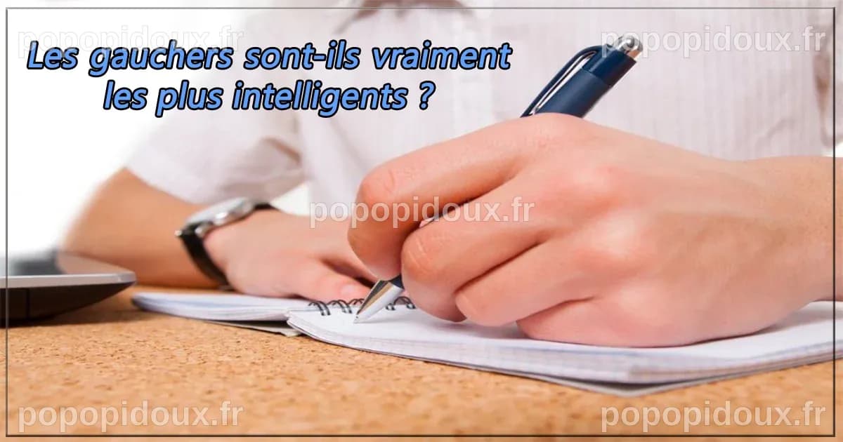 Les gauchers sont-ils vraiment les plus intelligents