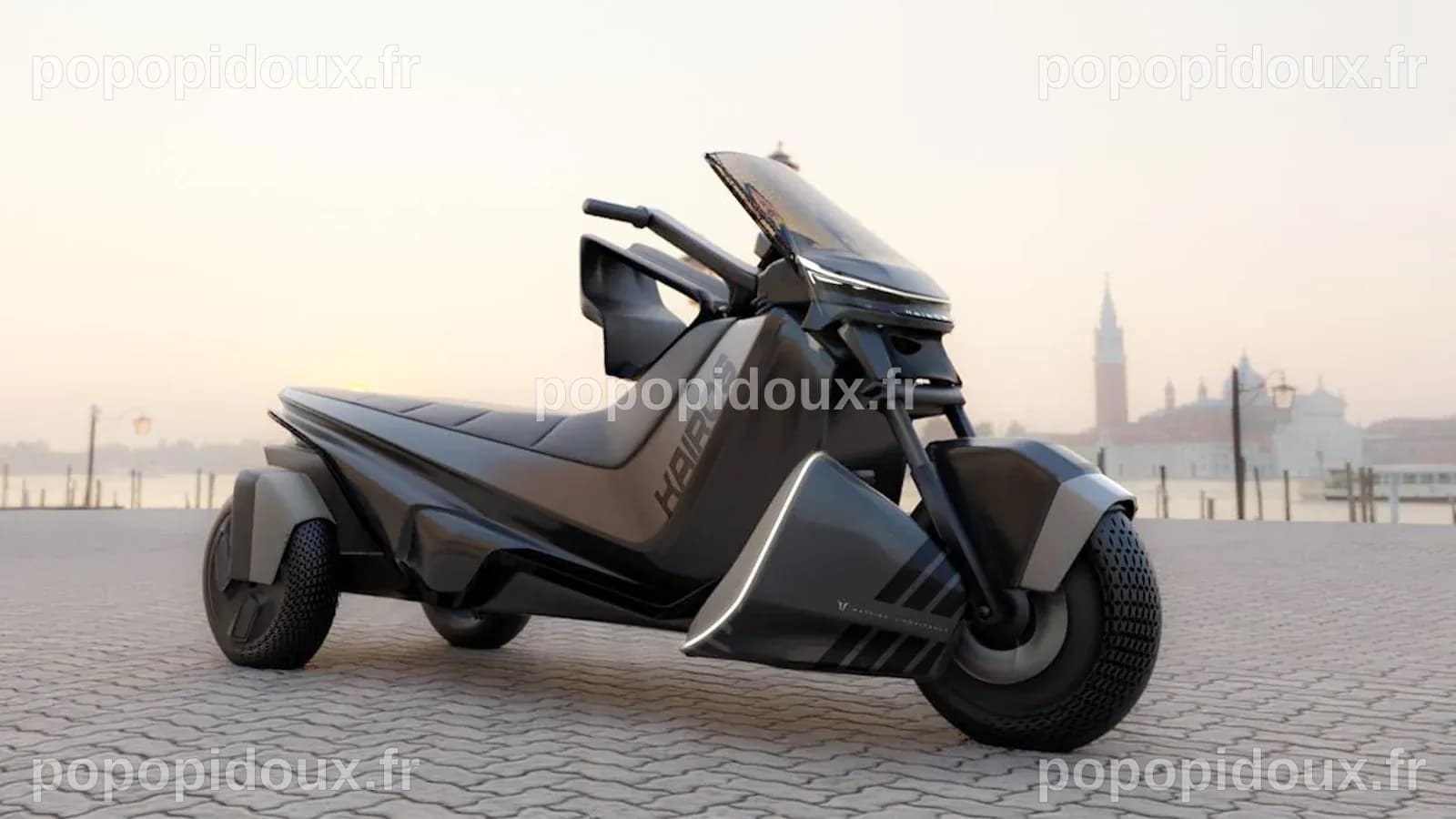 Des Français créent un scooter électrique à trois roues qui ne peut pas ...