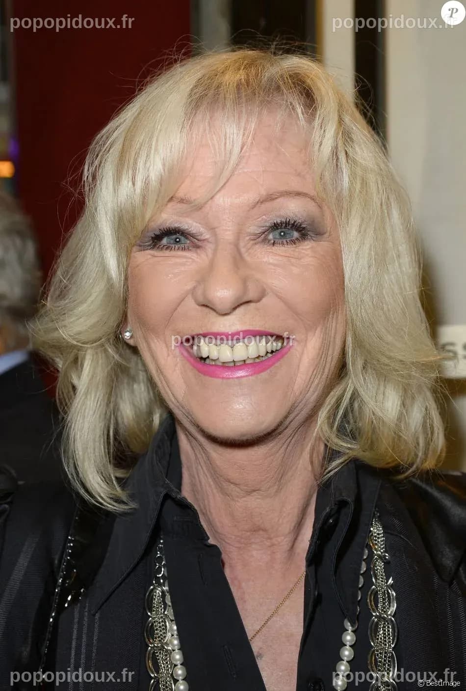 Evelyne Leclercq, au théâtre de la Gaité-Montparnasse à Paris le 22 ...
