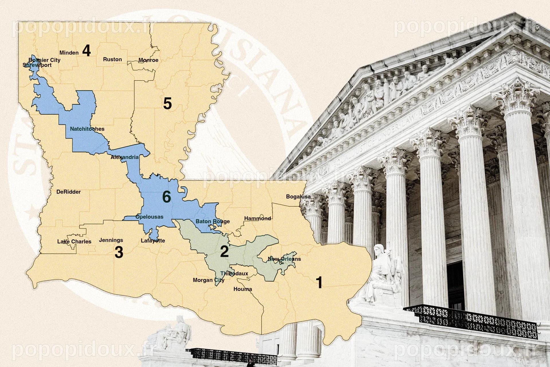La Cour suprême autorise la Louisiane à redessiner ses circonscriptions avant les élections de mi-mandat