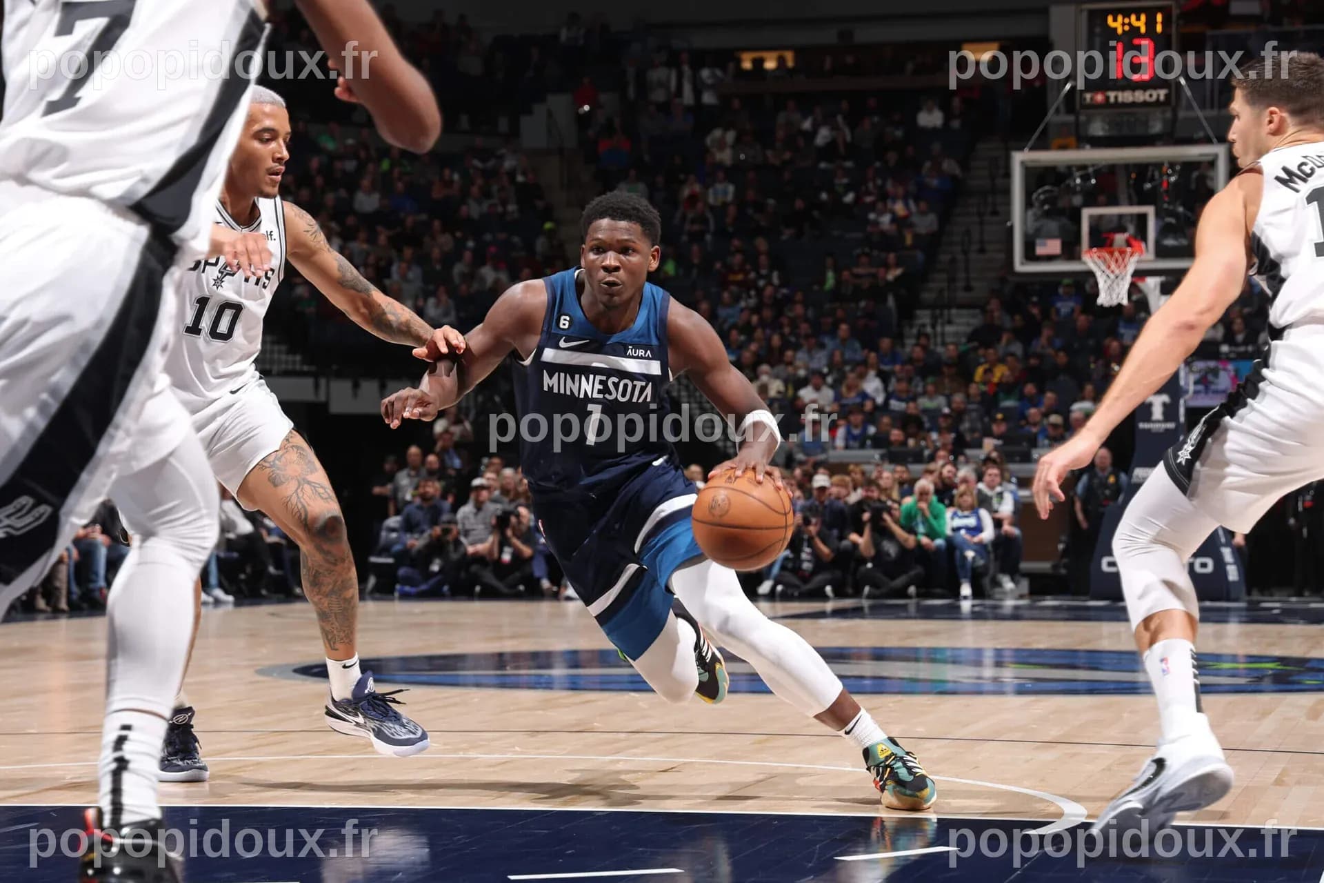 Anthony Edwards makes good on his promise and the Wolves take a small ...