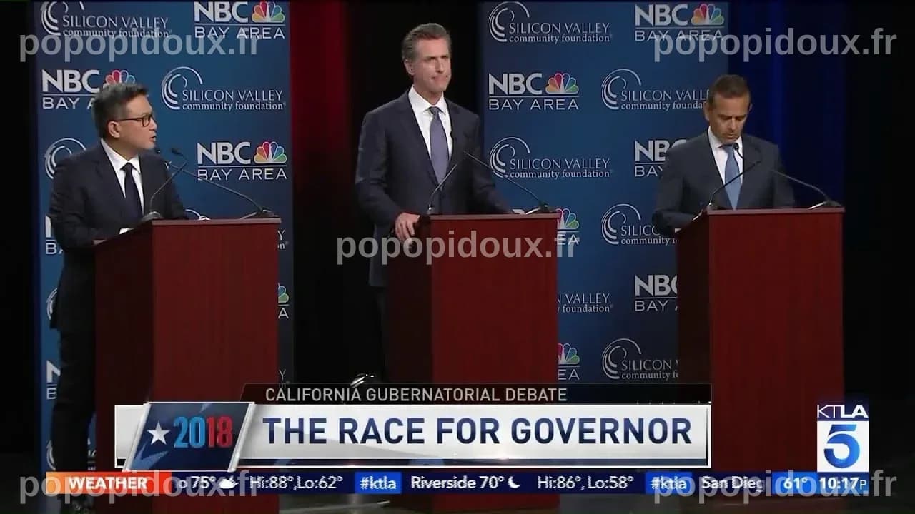 High stakes California Gubernatorial Debate Gets Testy - YouTube