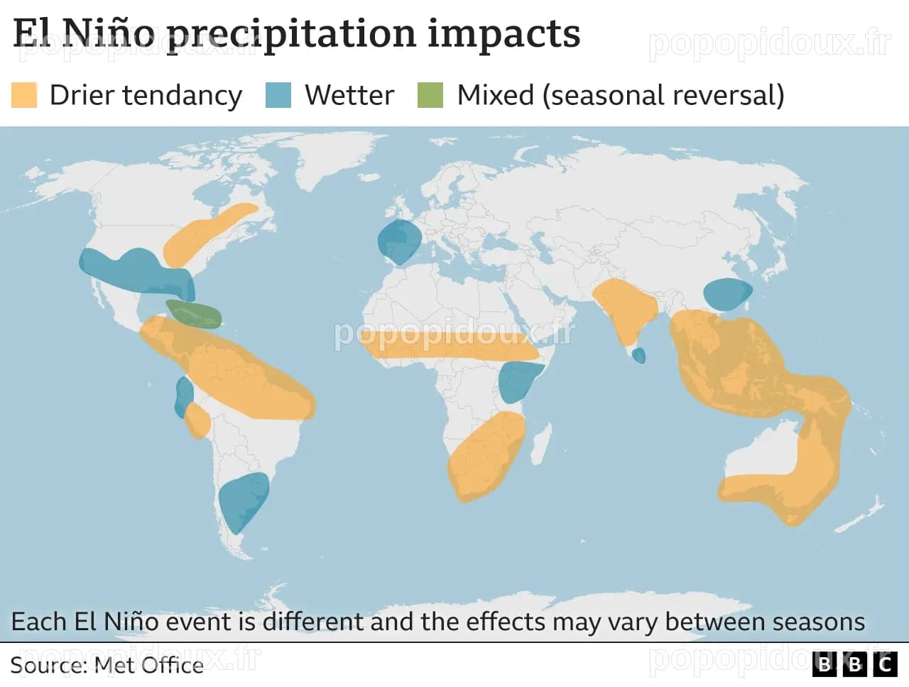 Augmentation des probabilités d'un ‘super El Niño’ : des craintes grandissantes face aux événements climatiques extrêmes dans le monde