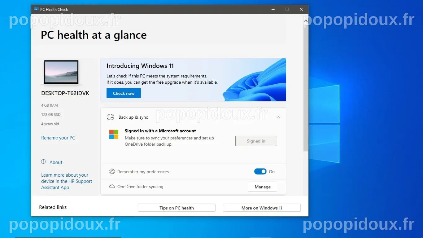 PC Health Check : Évaluez la compatibilité de votre PC avec Windows 11