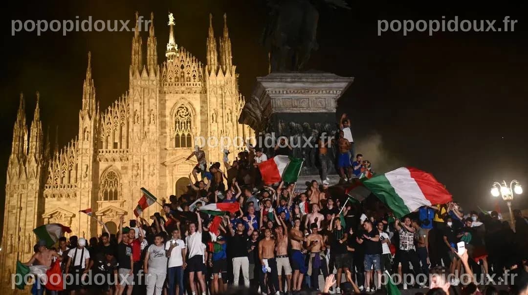 L'Italie s'embrase pour fêter son sacre - TVA Sports