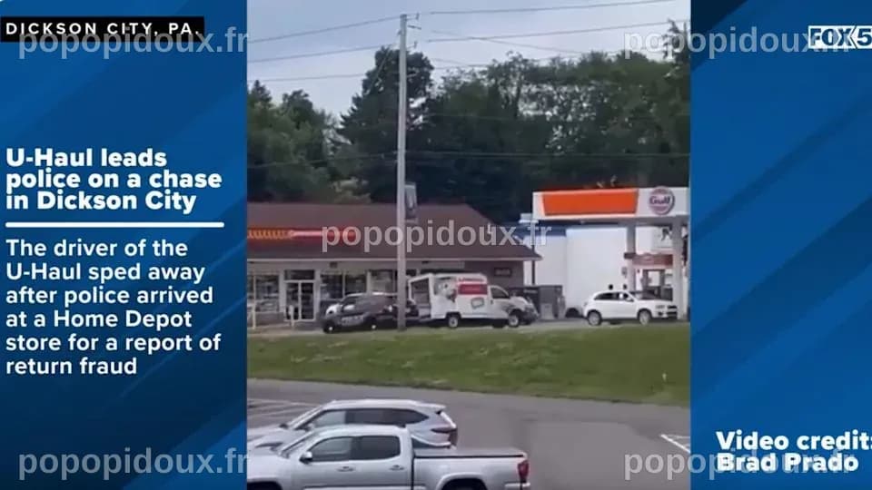 Wild U-Haul Truck Chase Unfolds In Pennsylvania