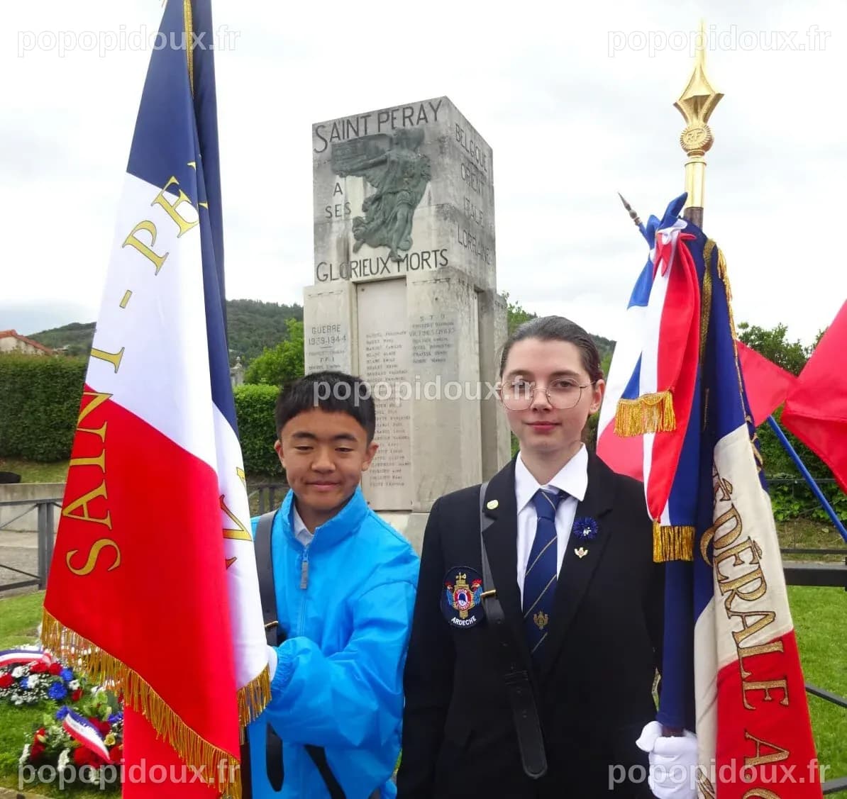 Saint-Péray : Célébration du 8 Mai, la Flamme de la Nation éclaire notre quête de paix