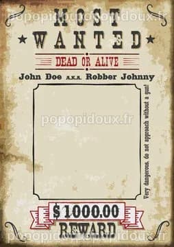Most Wanted Poster Wild West Wanted Poster Maker Make... Free