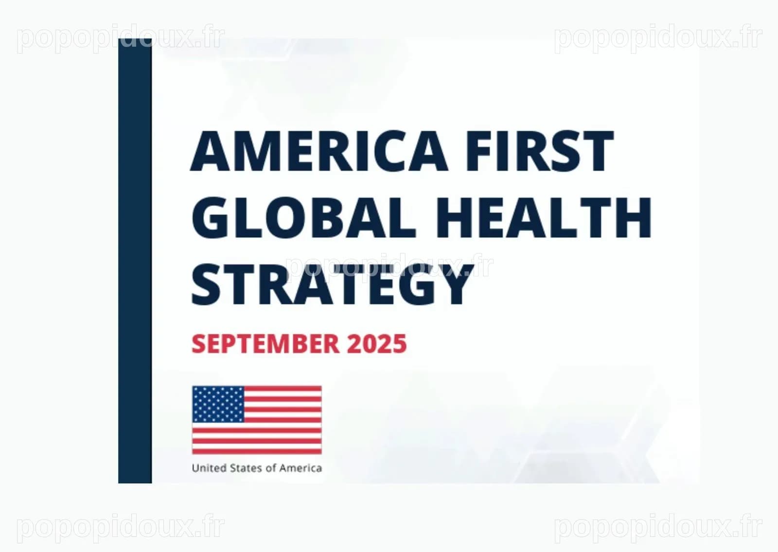 America First Global Health Strategy