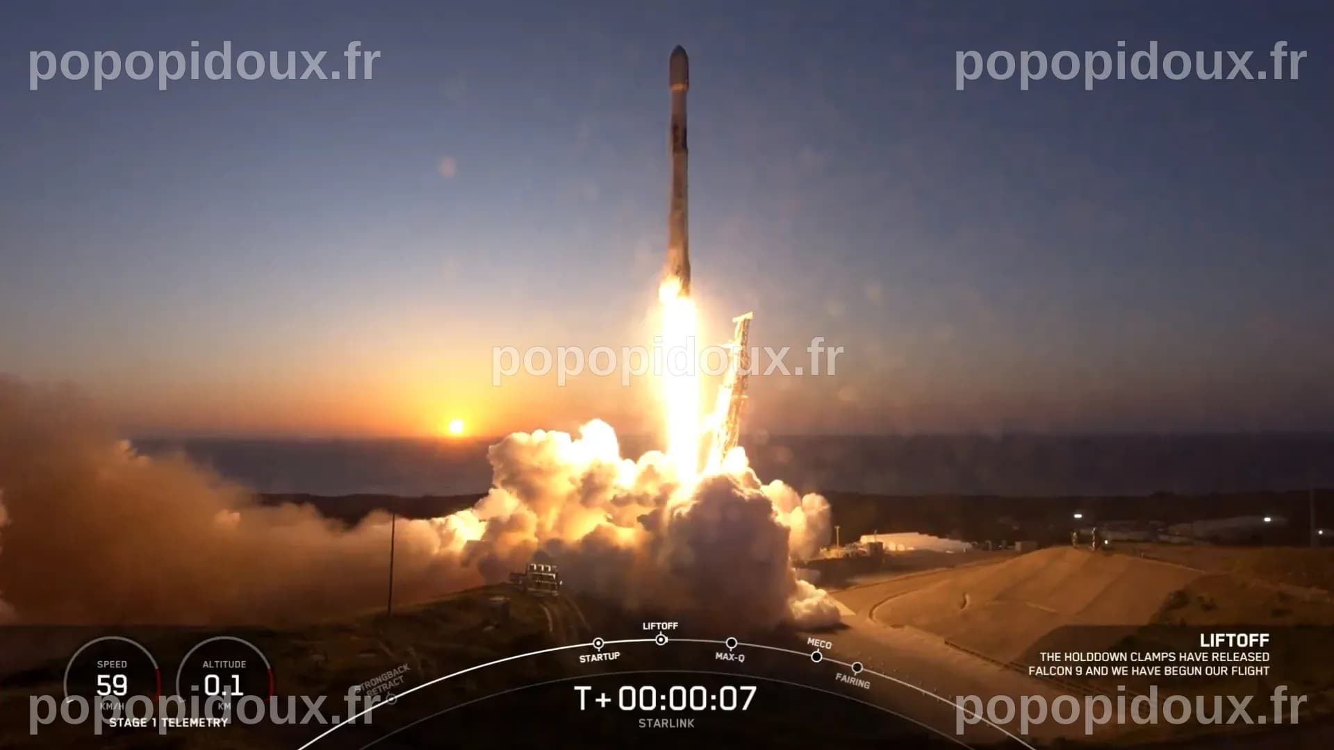 SpaceX launches 21 Starlink satellites into orbit from California in ...