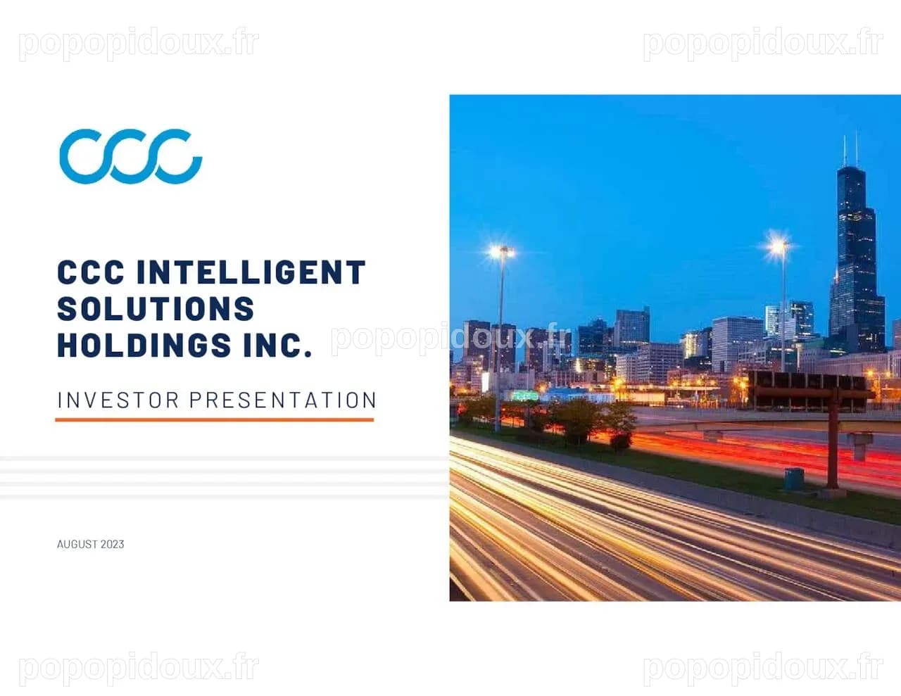 CCC Intelligent Solutions Holdings Inc. 2023 Q2 - Results - Earnings ...