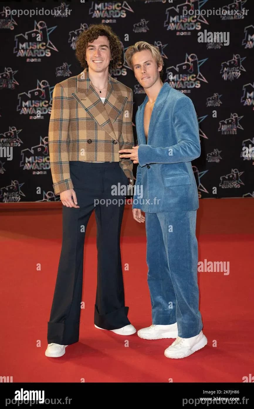 Dorian Lauduique and Cesar de Rummel from band Ofenbach attend the 24th ...