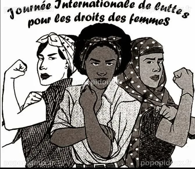 8 mars 2017 journée internationale de lutte des femmes, pour l'égalité ...