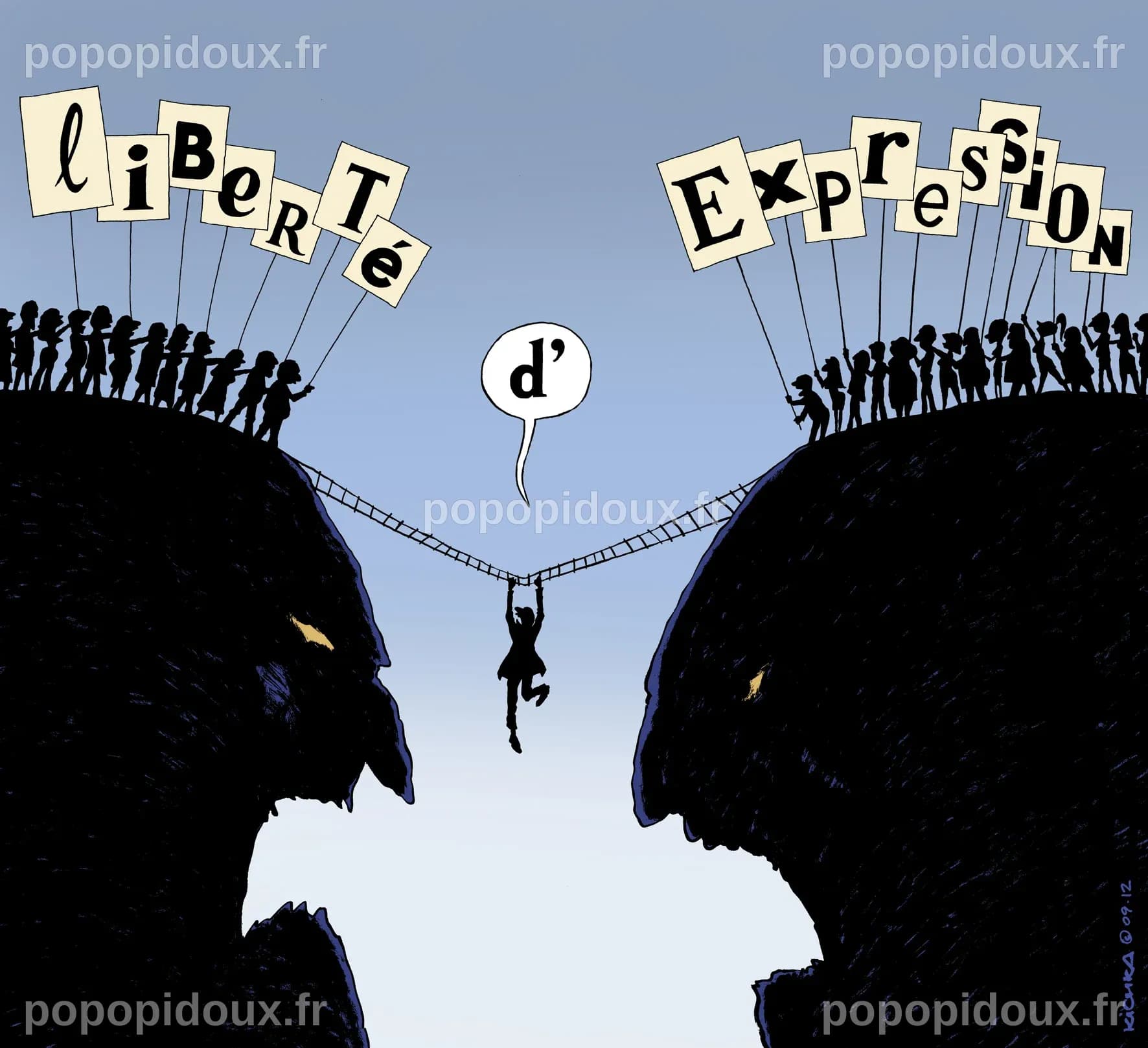 La liberté d’expression.